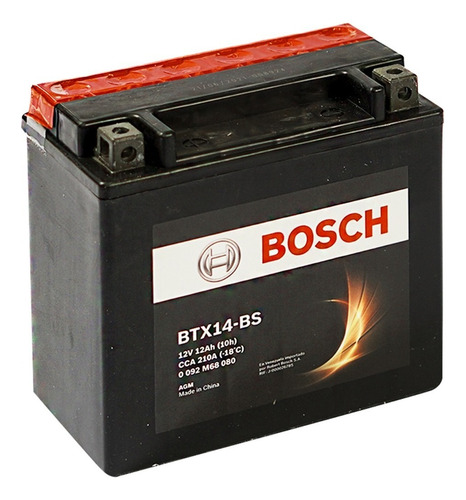 Bateria Moto Bosch Btx14 Para Bmw R1200 / 1250 Gs Adv