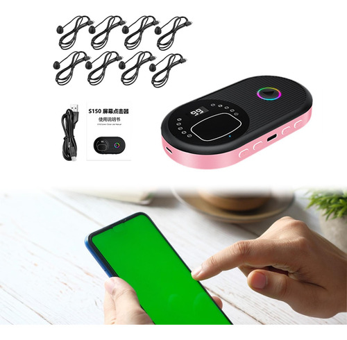 Juego De Clicker Automático, Velocidad Ajustable, 8 Clics