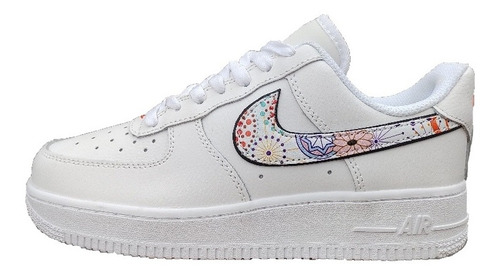 Tenis Air Forcé One Flores Dama