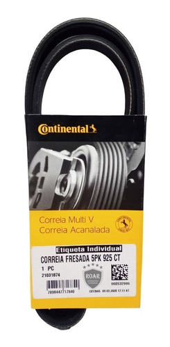 Correa Poli V Para Vw Vento 2.5 Nafta Btk Hasta 2010 5pk 925