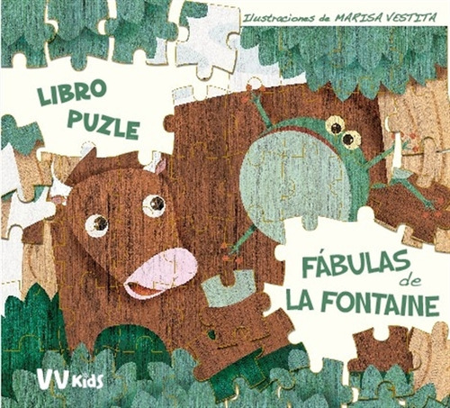 Fábulas De La Fontaine: Libro Puzle, De Sin . Editorial Vicens Vives, Tapa Blanda, Edición 1 En Español