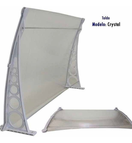 Toldo Policarbonato Completo 1,20x70 E 2,40x70