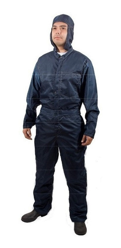 Overol Antiestático Azul Marino -clase1000- Jyrsa *stk-6000*