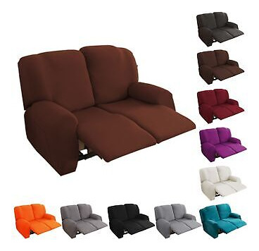 Loveseat Recliner Slipcover, 2 Seat Stretch Reclining Lo Ssb