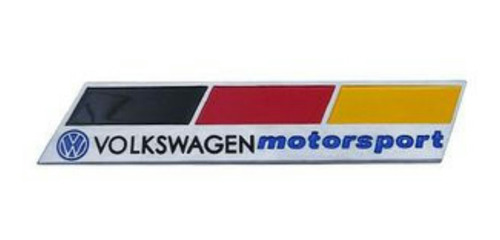 Emblema Insignia Volkswagen Metalica Motorsport Autoadhesiva