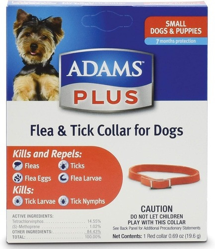 Collar Antipulgas Y Antigarrapatas Para Perros - Adams Plus