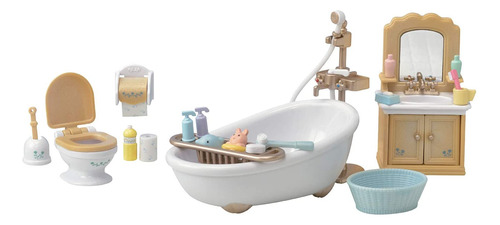 Set De Baño Toy Calico Critters Sylvanian Families Country