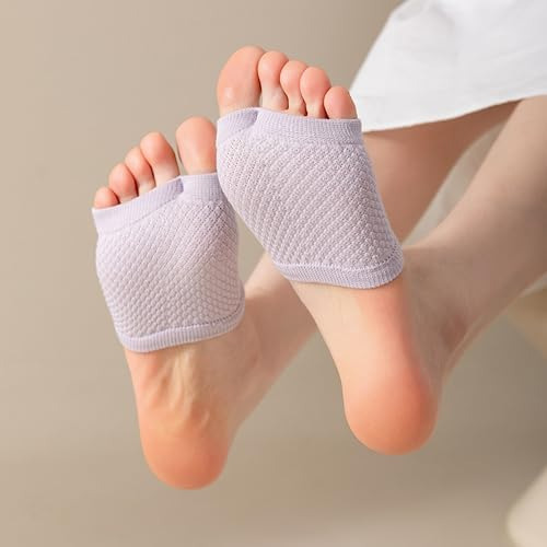 Dunkoing 5 Pares De Calcetines De Sandalia Con Punta Abierta