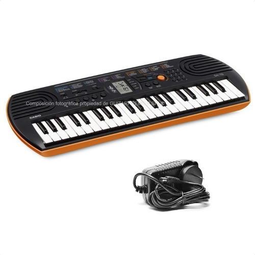 Organo Teclado Casio Sa76 44 Teclas Niños Fuente Garantia