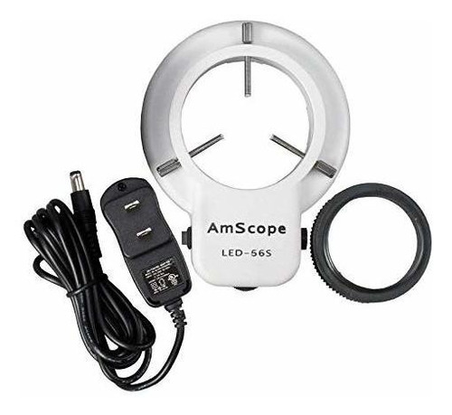 Amscope Led-56s 56 Led Microscopio De Luz Anillo Con Dimmer