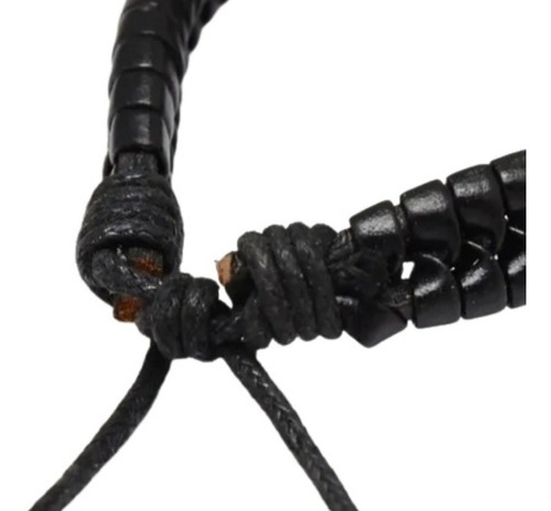 Pulsera De Cuero Sintético Casual Unisex De Alta Calidad 