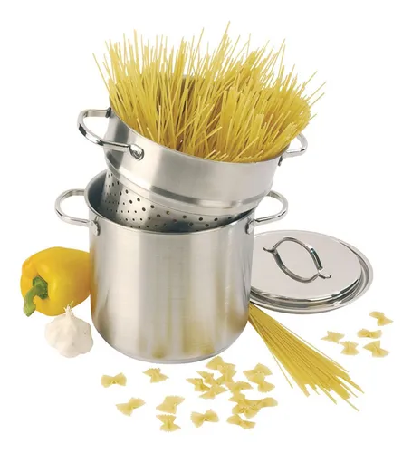 Olla Pastera 24 Cm 8 Lts Acero Inoxidable Goldsky Bazar