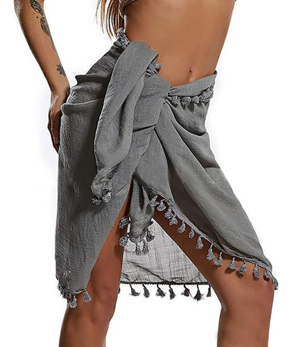 Bsubseach Mujer Cover Up De Playa Falda Cortas Con Flecos Color Talla Diseño De La Tela