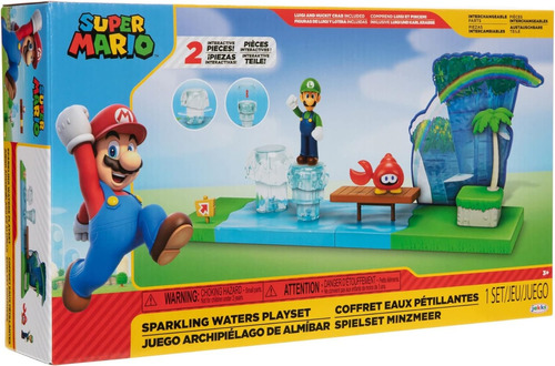 Juego De Figuras De Acción Aguas Brillantes De Super Mario B