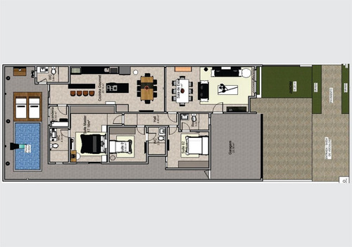 Imagem 2 de 2 de Linda Casa Térrea Á Venda No Condomínio Clube Portinari Em P