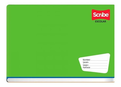 Cuaderno Italiano Grapa Scribe 100 Hojas /vc