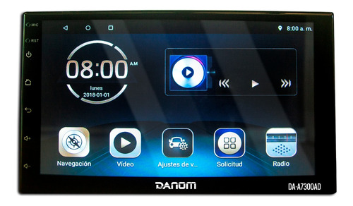 Pantalla Multimedia Android Danom Receiver 7300ad