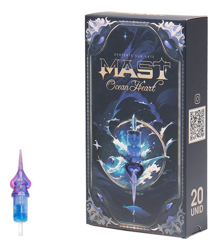 Cartuchos Mast Ocean Heart (rl - 0,30mm) Com 20 Unidades