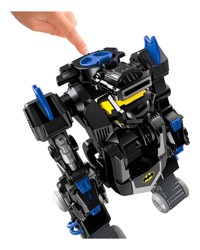 Robot de juguete Batbot Fisher-Price Imaginext DC Super Friends Batbot negro