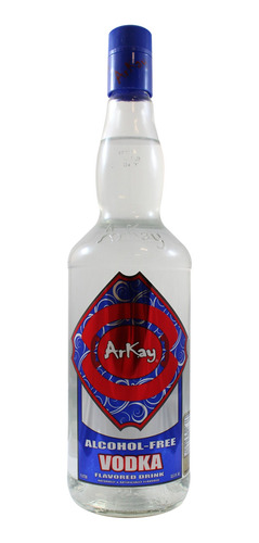 Vodka Arkay Sin Alcohol 1000 Ml