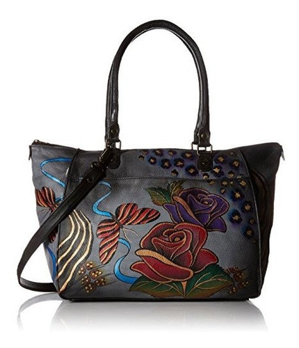 Bolso Satchel De Cuero Genuino  Anna By Anuschka 