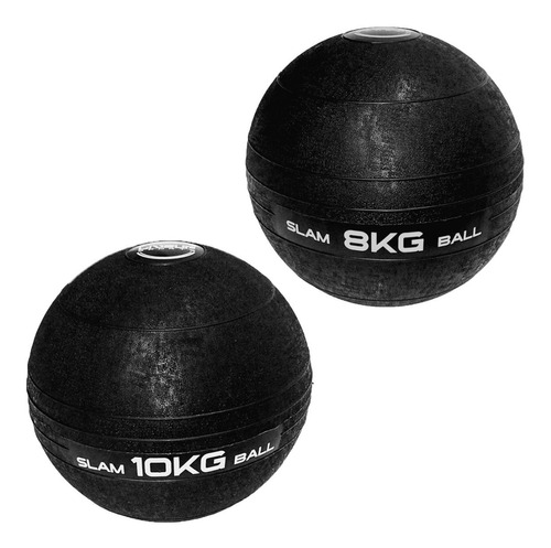 Kit Slam Ball Bola Peso Crossfit 8kg E 10kg Liveup Sports