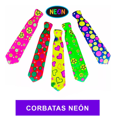 Kit Fiesta Batucada Temática Neón Diversión Para 40 Personas
