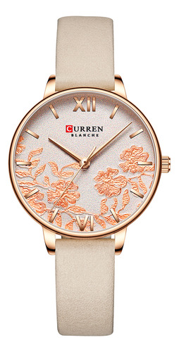 Reloj Sakura Para Mujer Con Reloj 9065 De Imitación De Cuero