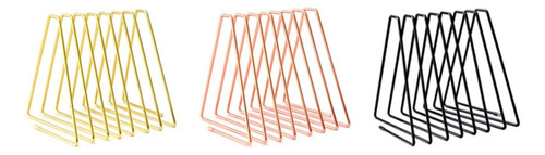 Suporte Para Livro Triangular Ajustável Com 7 Slots