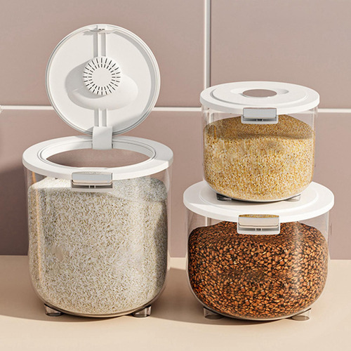 Contenedor De Alimentos, Dispensador De Arroz A Prueba 5kg