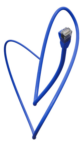 Patch Cord Impact Lan Utp Cat5e 4p Azul 1,5m - Intelbras