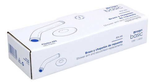 Brazo Y Chapetón Plásticos Para Regadera Foset Basic