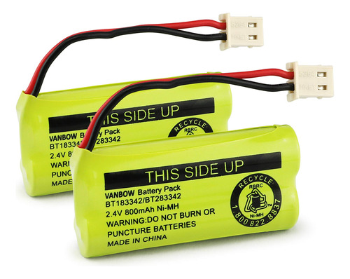 Bt183342/bt283342 2.4v 800mah Ni-mh, Compatible Con Bateras