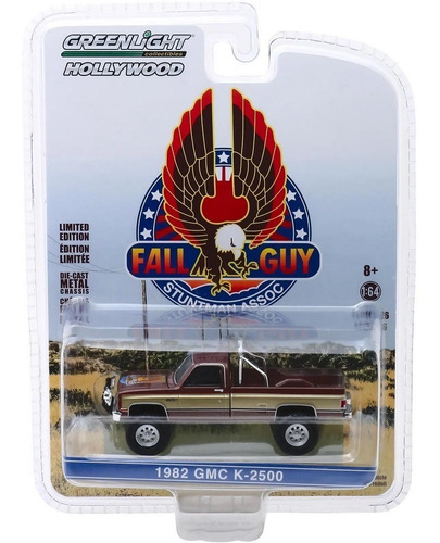 Gmc K 2500 Fall Guy Duro Na Queda Greenlight Escala 1/64