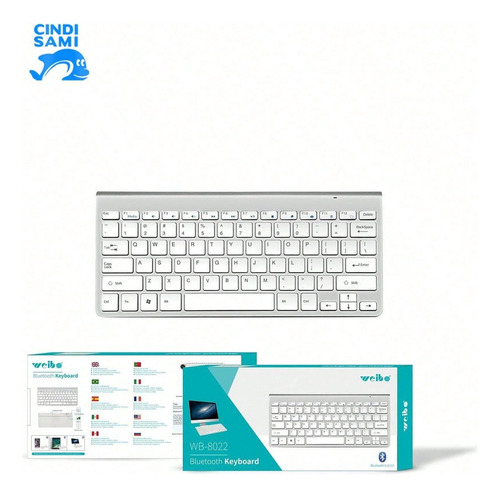 Teclado Inalámbrico Ultrafino Con Función De Silencio