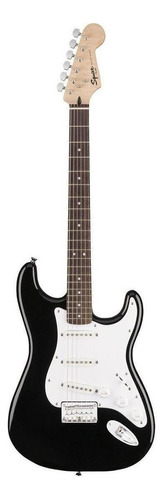 Guitarra eléctrica Squier by Fender Bullet Stratocaster HT de álamo black brillante con diapasón de laurel indio