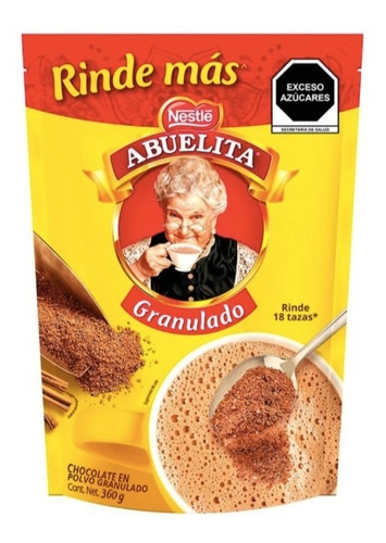 Chocolate Abuelita Granulado 360g 6pzas