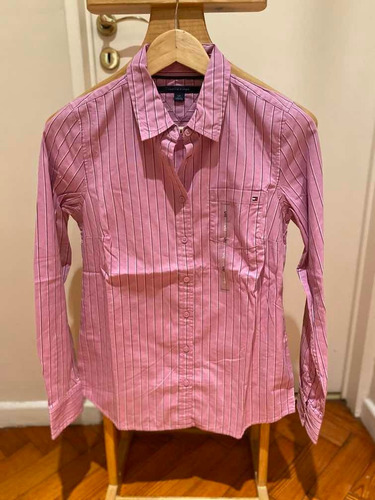 Tommy Hilfiger Camisa Dama Mangas Largas Talle S