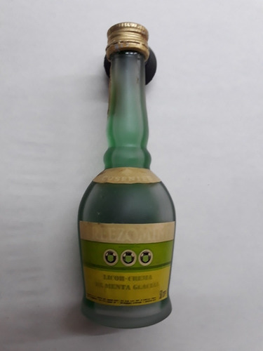 Botellita Miniatura Licor Crema Menta Glacial Cusenier