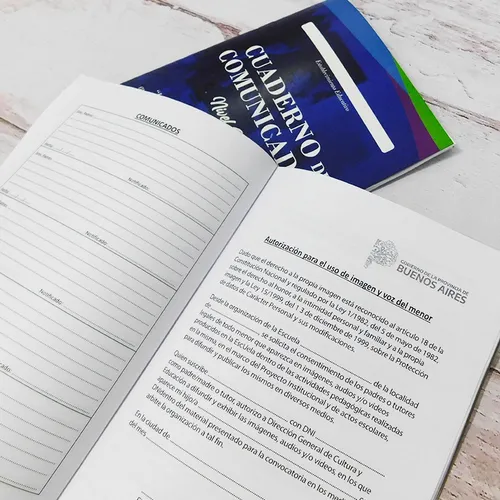Cuaderno De Comunicados Generico Nivel Primario Packx100