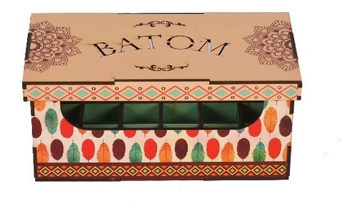 Imagem 2 de 3 de Caixa Porta Batom Mandala