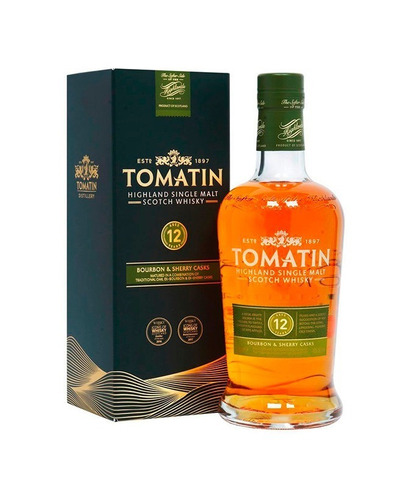 Imagen 1 de 1 de Tomatin 12 Años X700ml - Highland Single Malt Whisky Escocia