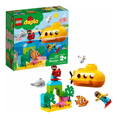 Figuras Para Armar Lego Duplo Town Submarine Adventure  Fgr