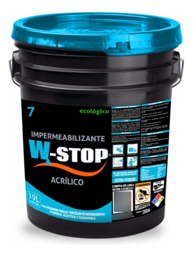 Impermeabilizante W-stop 7a - Blanco