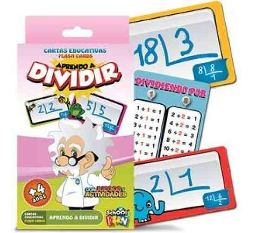 Cartas Educativas Aprendo A Dividir School Fun
