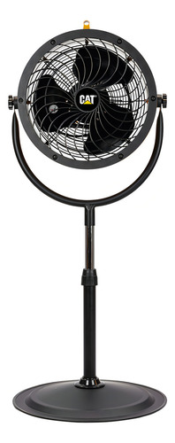 Ventilador de piso CAT HVPD14AC estructura color amarillo 127V