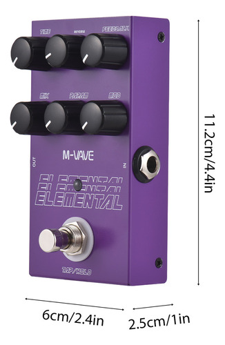 Para G Pedal De Efeitos: Guitarra, Delay Delay, Guitarra
