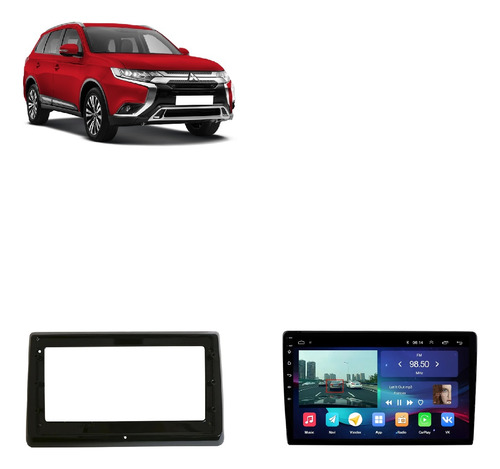Multimídia Android Mitsubishi Outlander 2016-21 4/64gb 9p
