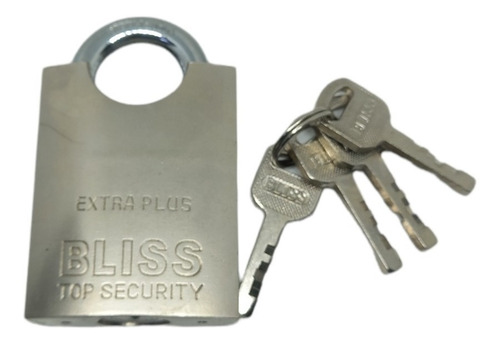 Candado De Seguridad Extra Grueso 50mm Calidad + 4 Llaves