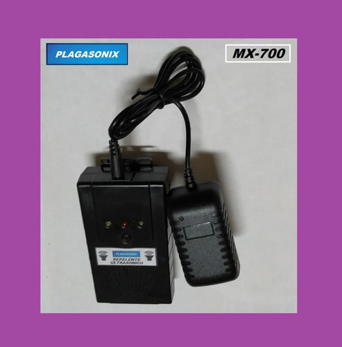Imagen 6 de 10 de Erradicador Ultrasonico Cucarachas Mx-700 Dual Pilas / 220v. Plagasonix Argentina Ventas Por Mayor Y Menor Consulte